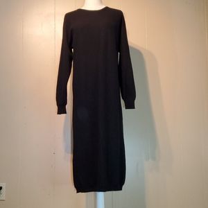 Rand 100% Black Cashmere Dress